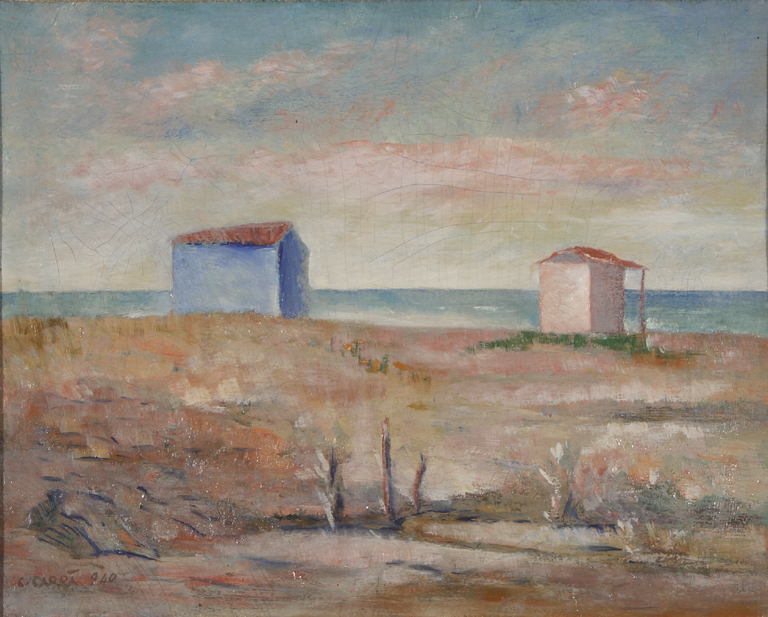 "Marina a Forte dei Marmi" (dipinto), Carrà Carlo (1940)